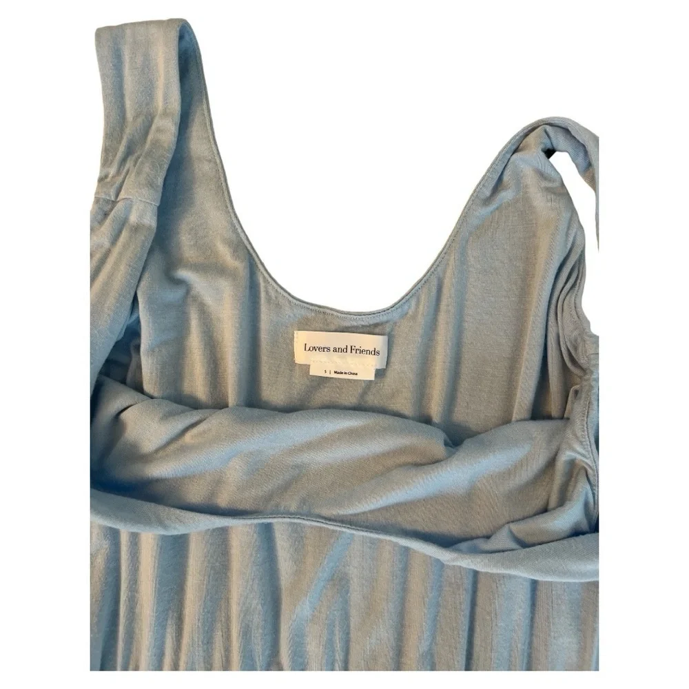 NWOT Lovers and Friends Kelsey Romper in Soft Blue size Small - Picture 5 of 5